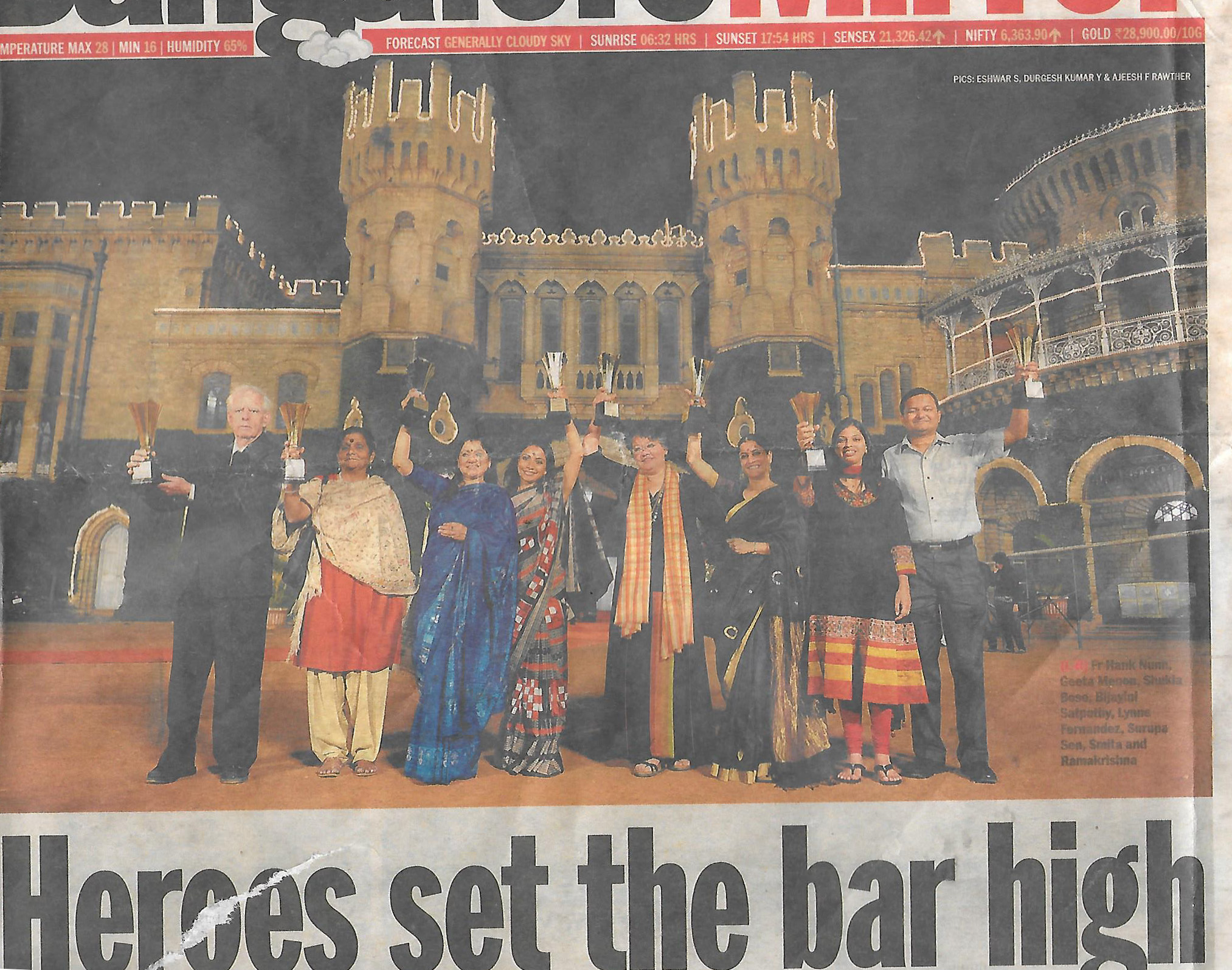 bangalore mirror heroes award